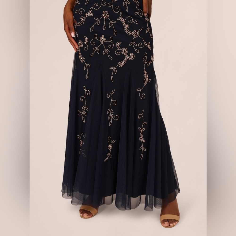 Pappell Boutique Beaded Embellished Evening Gown - Picture 3 of 13